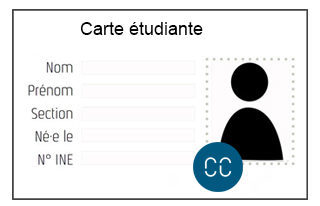 Carte étudiante des étudiants post bac
Sticker 2020-21